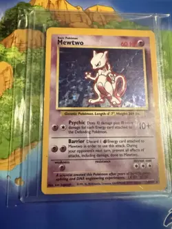 Pokemon Mewtwo Holo English 1999 Trading Cards Base Set NM/LP 💎 - Image 5