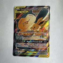 Pokemon Eevee & Snorlax GX TAG TEAM SM169 Promo Holo Card HP 270 - Image 1