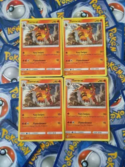 [LOT of 4] Torracat (25/149) Pokemon Card - Sun & Moon NM - Free Shipping - Image 2