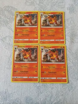 [LOT of 4] Torracat (25/149) Pokemon Card - Sun & Moon NM - Free Shipping - Image 3
