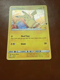 Mcdonalds Pikachu Sparkle Holo 25th Anniversary Card 25/25 NM - Image 2