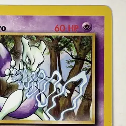 Pokemon Card Mewtwo Black Star Promo # 12 WOTC Non Holo Vintage - Image 3