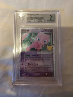 BGS BECKETT 9 Mew EX Celebrations 25th Anniversary Pokemon Card #88 - Image 1