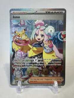 Iono 269/193 Sv02: Paldea Evolved Pokemon TCG Special Illustration - Image 1