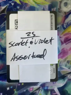 Pokemon Cards TCG Live Code Card X25 Scarlet And Violet Assorted Sets - Image 1