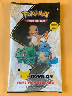 Pokemon TCG Kanto First Partner Pack 25th Anniversary Cards & Packs New Sealed 820650809682 - Image 1