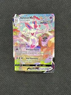 NM Sylveon VMAX 212/203 Evolving Skies Alternate Art Holo Pokemon Card - Image 1
