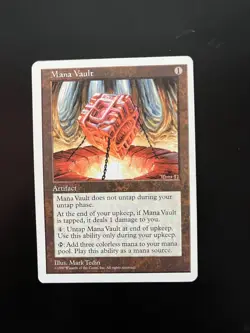 MTG - Mana Vault - 5th Edition - see picts for condition - Image 1