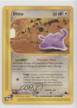 Ditto Pokemon e-Card Series Skyridge #51 2003 - Image 1