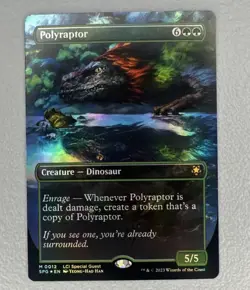 MTG - Polyraptor | LCI Special Guest | Borderless Foil | M 0012 | NM - Image 1