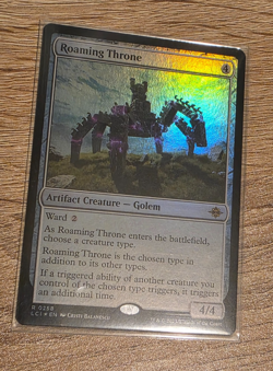 MTG - Roaming Throne FOIL the Lost Caverns Of Ixalan LCI 0258 Rare NM Near Mint - Image 1