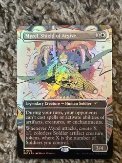 MYREL SHIELD OF ARGIVE FOIL MTG MAGIC THE GATHERING SECRET LAIR ENCYCLOPEDIA - Image 1