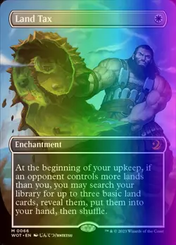 MTG Land Tax (66/103) Wilds of Eldraine Enchanting Tales LP FOIL - Image 1