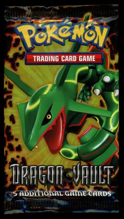 Pokemon TCG 2012 Black & White Dragon Vault Booster Pack Sealed Rayquaza Art - Image 1