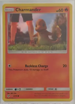 Charmander Detective Pikachu 4/18 Holo Fire Pokemon - Image 1