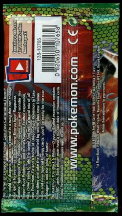 Pokemon Black & White Dragons Exalted Booster Pack Factory Sealed Gyarados Art 820650107658 - Image 2