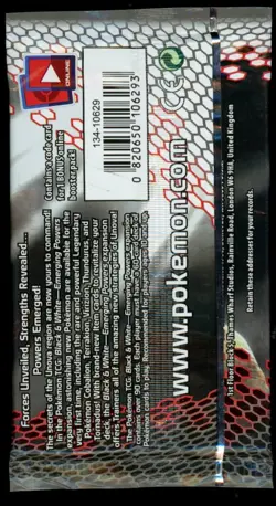 Pokemon Black & White Emerging Powers Booster Pack SEALED - Image 2