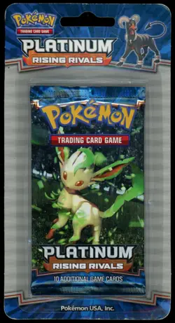 Pokemon TCG Platinum Rising Rivals Blister Leafeon Art *Factory Sealed* 2009 - Image 1