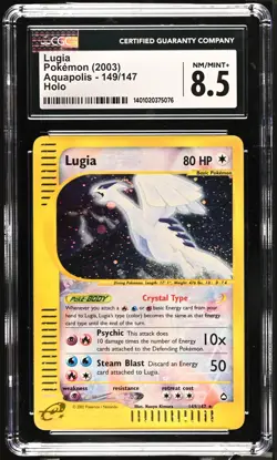 Pokemon Lugia Aquapolis Crystal Holo Secret Rare #149 CGC 8.5 NM-MINT+ - Image 1