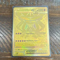 Pokemon Mega Zygarde EX Full Art Foil Card 124/088- GOLD - Perfect Order English - Image 1