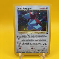 Pokemon TCG Cool Porygon Black Star Promo Holo Foil Near 15 - Image 1