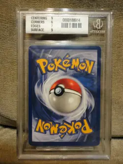 1999 pokemon base mewtwo holo 10/102 graded beckett 6.5 - Image 2