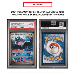 Walking Wake ex 205 PSA 10 Pokemon SV05: Temporal Forces - Image 3