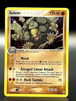 Golem 6/92 Holo Rare Legend Maker Pokemon TCG - NM - Image 1