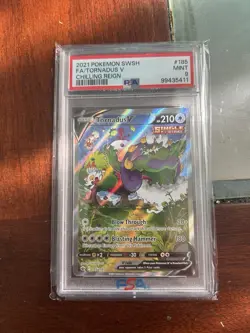 Pokemon TCG Tornadus v Alt Art 185/198 Chilling Reign PSA 9! - Image 1