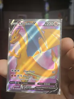 SEALED Pokemon Charizard V SWSH050 Champion's Path ETB Holo Black Star Promo - Image 2