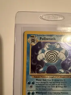 Pokemon Poliwrath 13/102 Base Set Holo Rare 90 HP English 1999 WOTC - Image 3