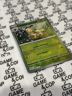 Pokemon Leafeon 005/131 Prismatic Evolutions Master Ball Reverse Holo Rare - NM - Image 3