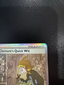 Clemonts Quick Wit 243/191 - Pokemon Surging Sparks Special Illustration Rare - Image 4
