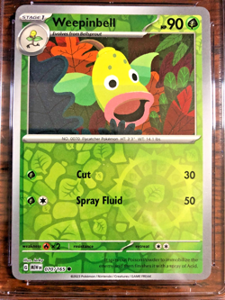 Weepinbell Reverse Holo #070 - CGC GEM MINT 10 - Scarlet & Violet 151 - Pokemon - Image 5