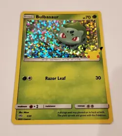 Pokemon TCG Bulbasaur 1/25 HOLO McDonald 2021 Promo 25th Anniversary (MINT/NM) - Image 1