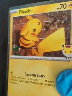 Pokemon Day 30th Anniversary - Pikachu 051 /162 Holo 2026 Promo Many Swirls! 💎 - Image 3