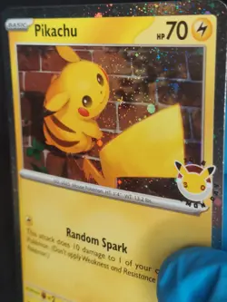 Pokemon Day 30th Anniversary - Pikachu 051 /162 Holo 2026 Promo Many Swirls! 💎 - Image 4