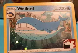 Wailord 038/195 Prize Pack Series 3 Pokemon Play! NM Condition - Image 4