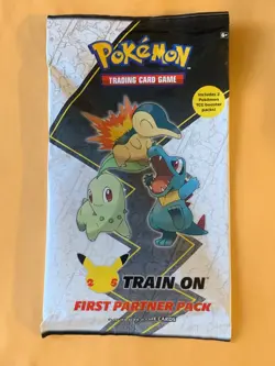 Pokemon First Partner Pack Johto Oversized Promo Chikorita Cyndaquil Totodile - Image 1