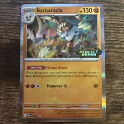 Barbaracle MEP065 Pokemon TCG Perfect Order Prerelease Promo HOLO NM - Image 1