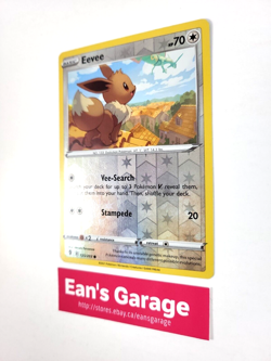Pokemon Evee Basic 125/203 Evolving Skies Reverse Holo common - MN - Image 1