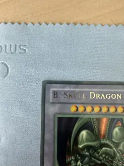 FADED YuGiOh TCG card B. Black Skull Dragon MRD-018 Metal Raiders Konami 2002 - Image 4