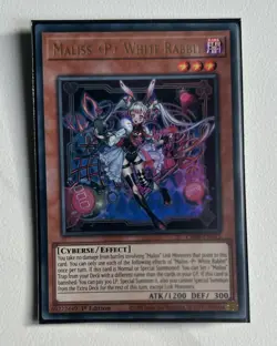 YUGIOH 1st Ed CRBR-EN015 ULTRA RARE MALISS P WHITE RABBIT - Image 1