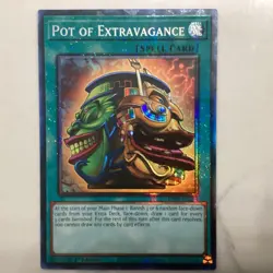 Pot of Extravagance 1st Edition Prismatic Collector's Rare RA01-EN059 Yu-Gi-Oh! - Image 1