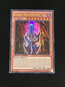 Dark Necrofear LC03-EN002 Unlimited YuGiOh Legendary Collection 3: Yugi's World - Image 2