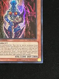 Dark Necrofear LC03-EN002 Unlimited YuGiOh Legendary Collection 3: Yugi's World - Image 5