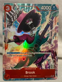 One Piece Starter Deck EX: Gear 5 Brook ST21-012 Parallel Alternate Alt Art NM - Image 1