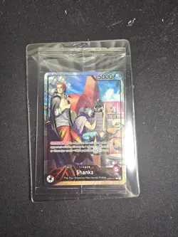 2025 PSA Promo Shanks SEALED One Piece Mint OP09-001 Authentic - Image 1