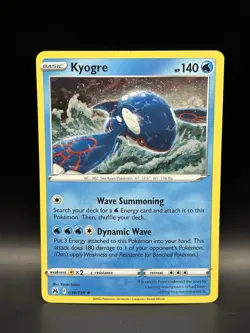 Cosmo Holo Kyogre 036/159 (swirl) - Pokemon Crown Zenith Card - NM - Image 1