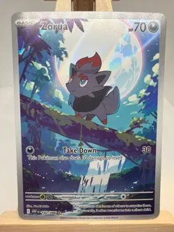 Zorua 142/086 - Pokemon White Flare Illustration rare Card NM - Image 1